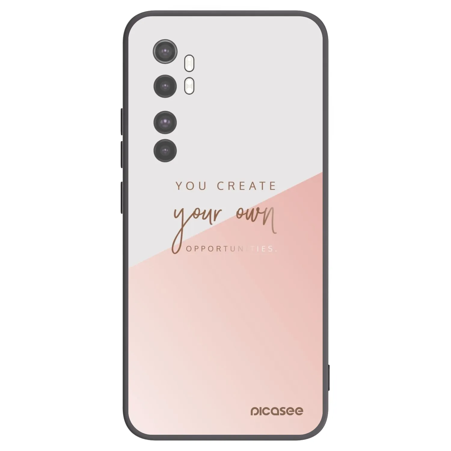 Picasee silikonový černý obal pro Xiaomi Mi Note 10 Lite - Vytvoř si svou vlastní příležitost