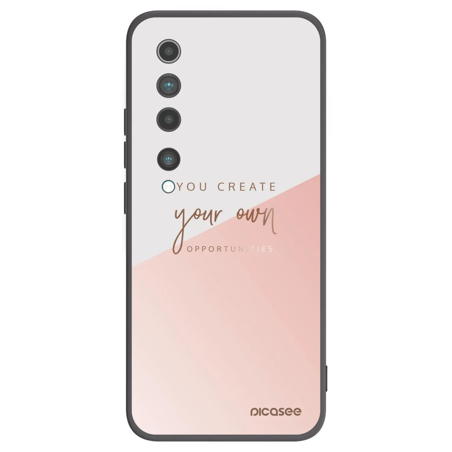 Picasee silikonový černý obal pro Xiaomi Mi 10 - Vytvoř si svou vlastní příležitost