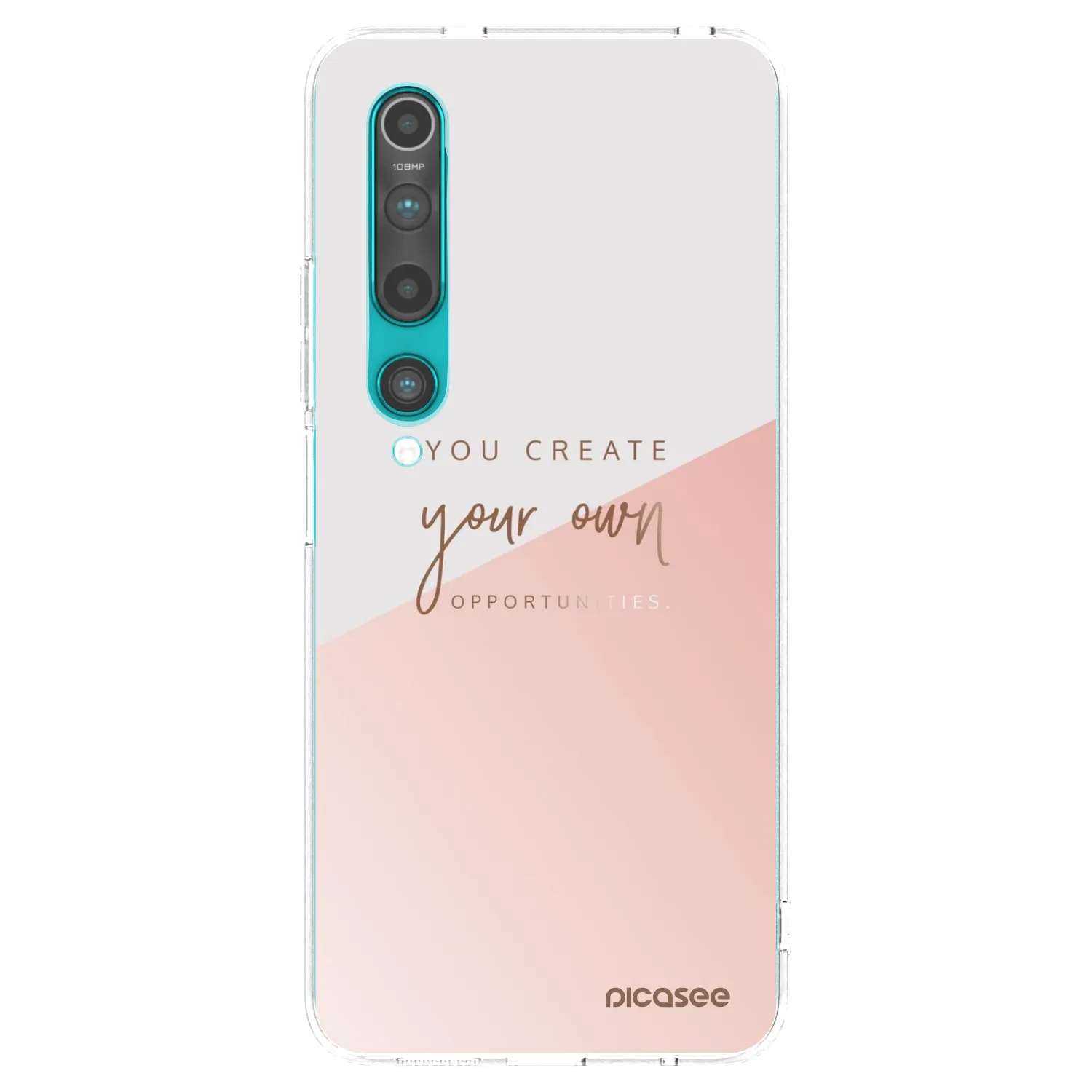 Picasee silikonový průhledný obal pro Xiaomi Mi 10 - Vytvoř si svou vlastní příležitost