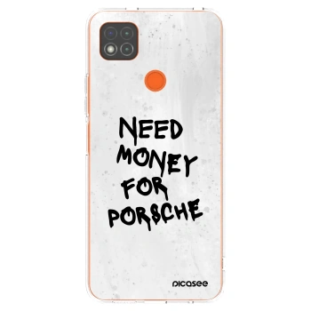 Picasee silikonový průhledný obal pro Xiaomi Redmi 9C - White Dollar
