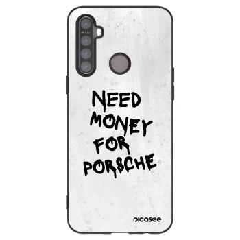 Picasee silikonový černý obal pro Realme 5 - White Dollar