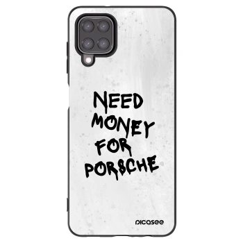Picasee silikonový černý obal pro Samsung Galaxy A12 A125F - White Dollar