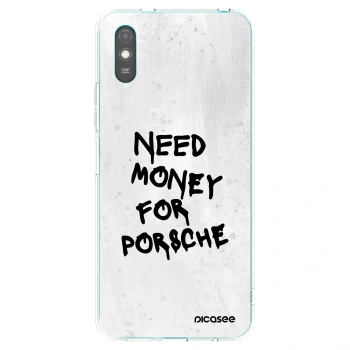 Picasee silikonový průhledný obal pro Xiaomi Redmi 9AT - White Dollar