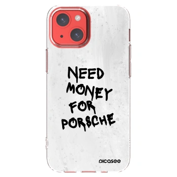 Picasee silikonový průhledný obal pro Apple iPhone 13 mini - White Dollar