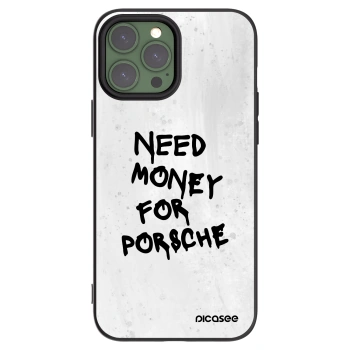 Picasee silikonový černý obal pro Apple iPhone 13 Pro Max - White Dollar
