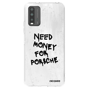 Picasee silikonový černý obal pro Xiaomi Redmi 9T - White Dollar
