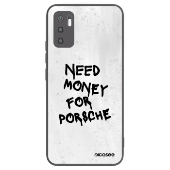 Picasee silikonový černý obal pro Xiaomi Redmi Note 10 5G - White Dollar