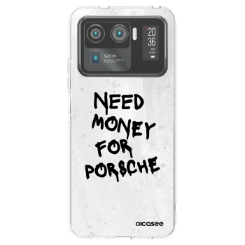 Picasee silikonový průhledný obal pro Xiaomi Mi 11 Ultra - White Dollar