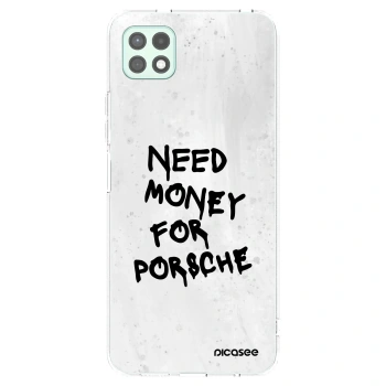 Picasee silikonový průhledný obal pro Samsung Galaxy A22 A226B 5G - White Dollar