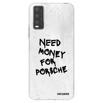 Picasee silikonový průhledný obal pro Vivo Y20s - White Dollar