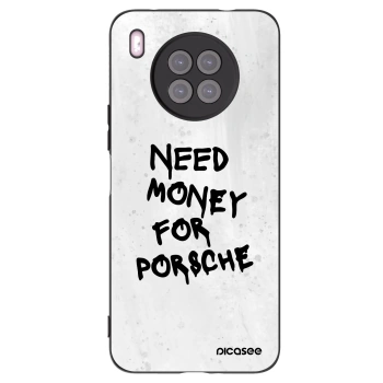 Picasee silikonový černý obal pro Huawei Nova 8i - White Dollar