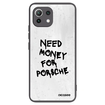 Picasee silikonový černý obal pro Xiaomi 11 Lite 5G NE - White Dollar