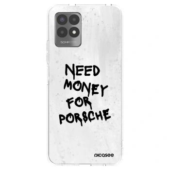 Picasee silikonový průhledný obal pro Realme 8i - White Dollar
