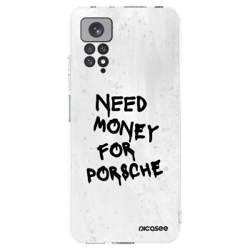 Picasee silikonový průhledný obal pro Xiaomi Redmi Note 11 - White Dollar