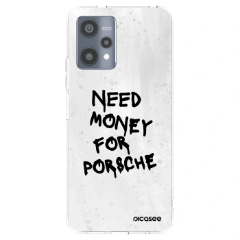 Picasee silikonový průhledný obal pro Realme 9 Pro 5G - White Dollar