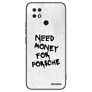 Picasee silikonový černý obal pro Xiaomi Redmi 10C - White Dollar