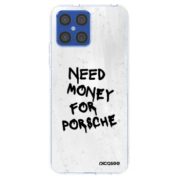 Picasee silikonový průhledný obal pro Honor X8 4G - White Dollar