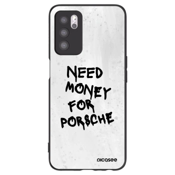 Picasee silikonový černý obal pro OPPO A16s - White Dollar