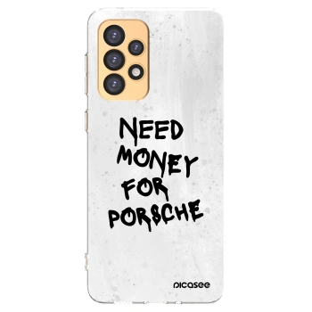 Picasee silikonový průhledný obal pro Samsung Galaxy A33 5G A336 - White Dollar