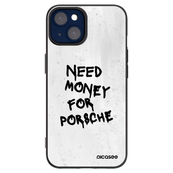 Picasee silikonový černý obal pro Apple iPhone 14 - White Dollar