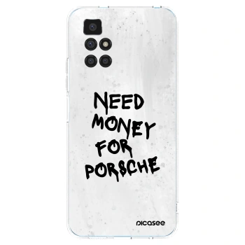 Picasee silikonový průhledný obal pro Xiaomi Redmi 10 (2022) - White Dollar