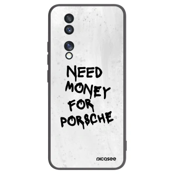 Picasee silikonový černý obal pro Honor 70 - White Dollar