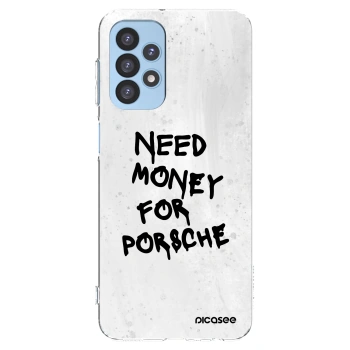 Picasee silikonový průhledný obal pro Samsung Galaxy A23 A235F 4G - White Dollar