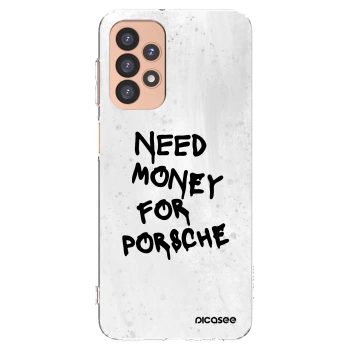 Picasee silikonový průhledný obal pro Samsung Galaxy A23 A236B 5G - White Dollar