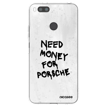 Picasee silikonový průhledný obal pro Xiaomi Redmi A1 - White Dollar