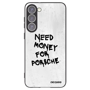 Picasee silikonový černý obal pro Samsung Galaxy S23+ 5G - White Dollar