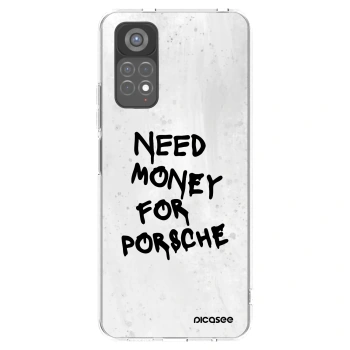 Picasee silikonový průhledný obal pro Xiaomi Redmi Note 11S 5G - White Dollar