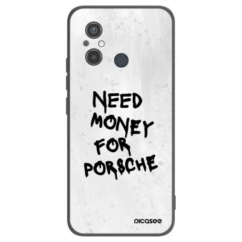 Picasee silikonový černý obal pro Xiaomi Redmi 12C - White Dollar