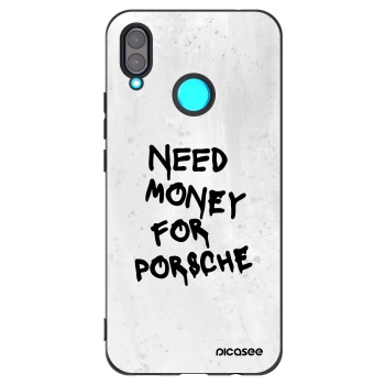 Picasee silikonový černý obal pro Huawei Nova 3 - White Dollar