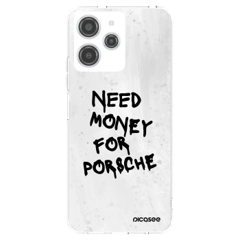 Picasee silikonový průhledný obal pro Xiaomi Redmi 12 4G - White Dollar