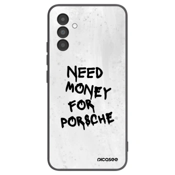 Picasee silikonový černý obal pro Samsung Galaxy A04s A047F - White Dollar