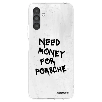 Picasee silikonový průhledný obal pro Samsung Galaxy A04s A047F - White Dollar