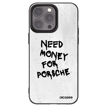 Picasee silikonový černý obal pro Apple iPhone 15 Pro Max - White Dollar