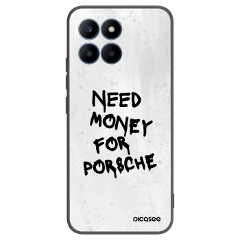 Picasee silikonový černý obal pro Honor 70 Lite - White Dollar