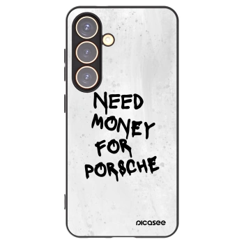 Picasee silikonový černý obal pro Samsung Galaxy S24 S921B 5G - White Dollar