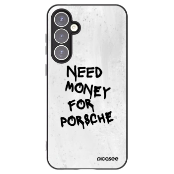Picasee silikonový černý obal pro Samsung Galaxy S23 FE S711B - White Dollar