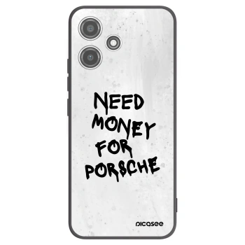 Picasee silikonový černý obal pro Xiaomi Redmi 12 5G - White Dollar
