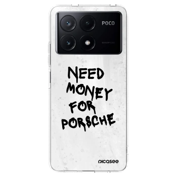 Picasee silikonový průhledný obal pro Xiaomi Poco X6 Pro - White Dollar