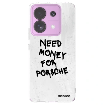 Picasee silikonový průhledný obal pro Xiaomi Redmi Note 13 Pro 5G - White Dollar