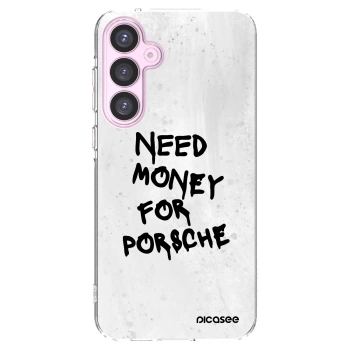 Picasee silikonový průhledný obal pro Samsung Galaxy A55 5G A556B - White Dollar