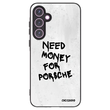 Picasee silikonový černý obal pro Samsung Galaxy A35 5G A356B - White Dollar