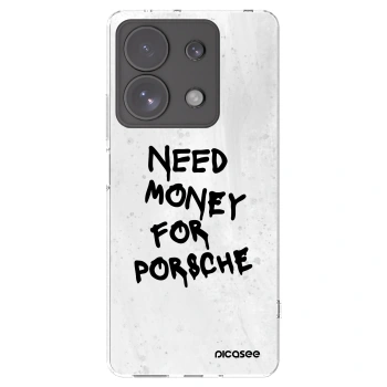 Picasee silikonový průhledný obal pro Xiaomi Redmi Note 13 Pro 4G - White Dollar