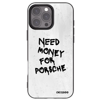Picasee silikonový černý obal pro Apple iPhone 16 Pro Max - White Dollar