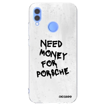 Picasee silikonový průhledný obal pro Honor 10 Lite - White Dollar