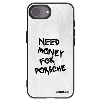 Picasee silikonový černý obal pro Apple iPhone 16e - White Dollar