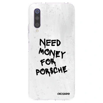 Picasee silikonový průhledný obal pro Xiaomi Mi 9 - White Dollar
